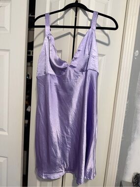 Princess Polly Lavender Satin Slip Dress